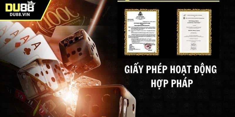 Giấy phép hoạt động có thể xác nhận tính hợp pháp