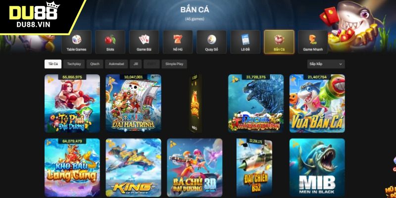 Sơ lược về trò chơi bắn cá DU88