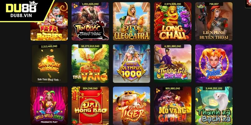 Tìm hiểu về trò chơi nổ hũ DU88